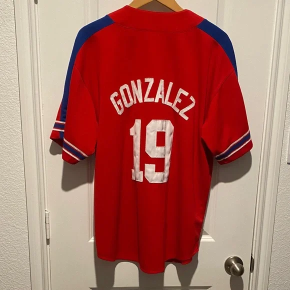 Vintage Starter Juan Gonzalez Texas Rangers Baseball Jersey